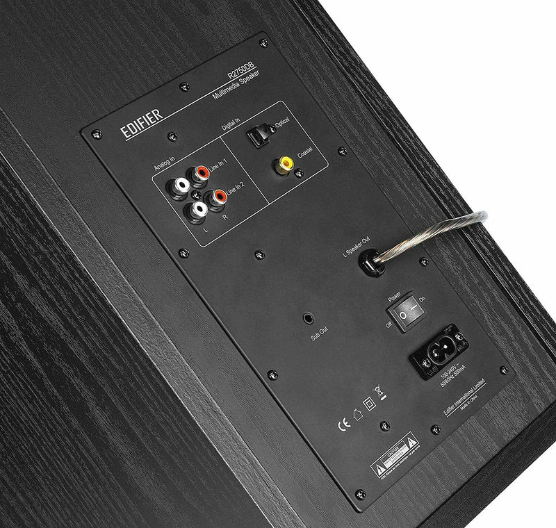 Edifier R2750DB Tri-Amp Bluetooth Active Bookshelf Studio TV/MAC/PC Speakers