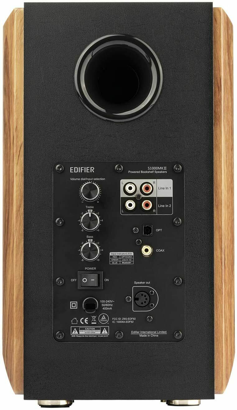 Edifier S1000MKII Wireless BT Bluetooth Active Bookshelf TV/MAC/PC HD Speakers