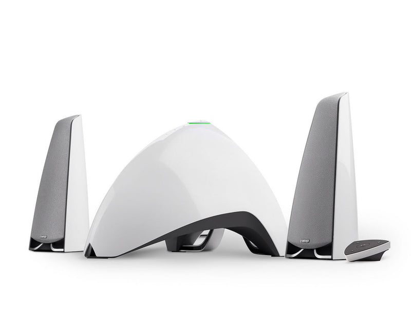 Edifier E3360BT Prisma Encore Bluetooth iMac/PC/Gaming 2.1 Speakers System White