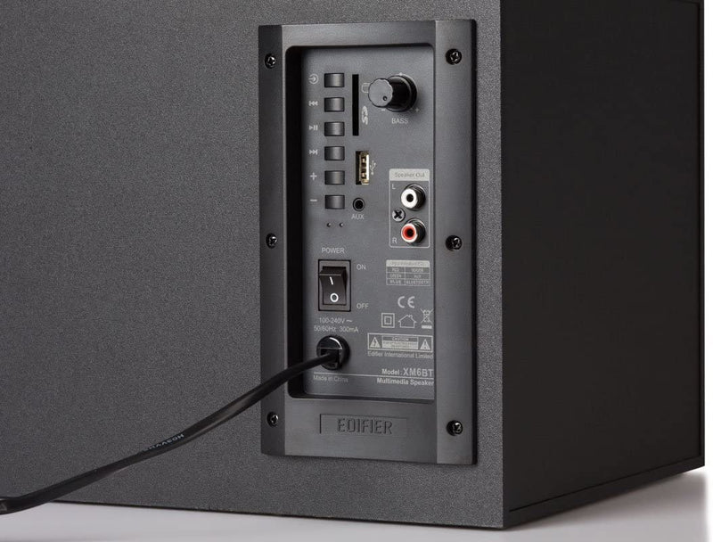 Edifier XM6PF 2.1 Multimedia Speaker System - With FM Radio - Black