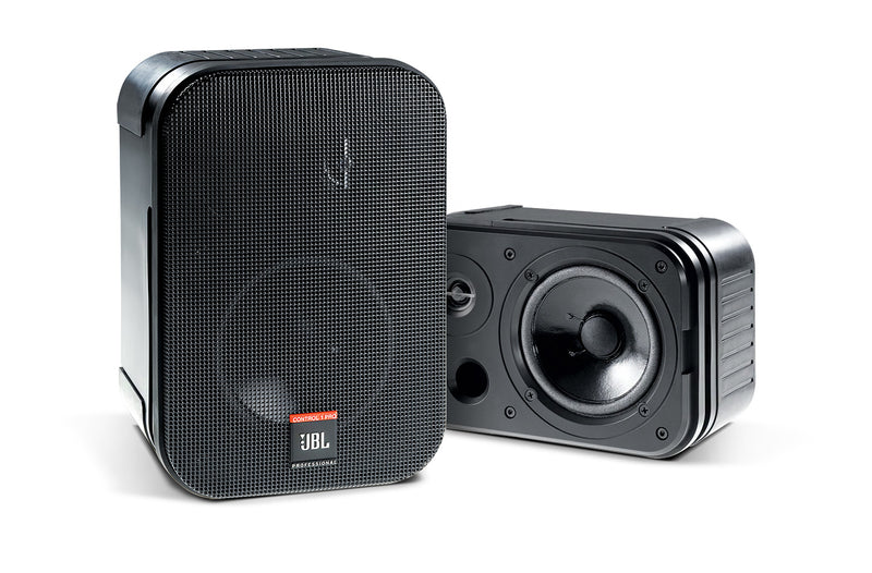 Control 1 Pro Two-Way Professional Compact Loudspeaker System - Black (Pair)