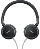Sony MDR-ZX610 Noise Isolating Headphones with Smartphone Control, Mic, Cord - Black
