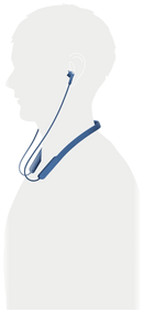 Sony MDR-XB70BT Extra Bass Bluetooth In-Ear Neckband Headphone=Blue