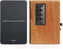 Edifier R1280DBS Active Bluetooth 42W Bookshelf Studio Speakers with Optical Input & Subwoofer Line Out - Brown/Wood Grain