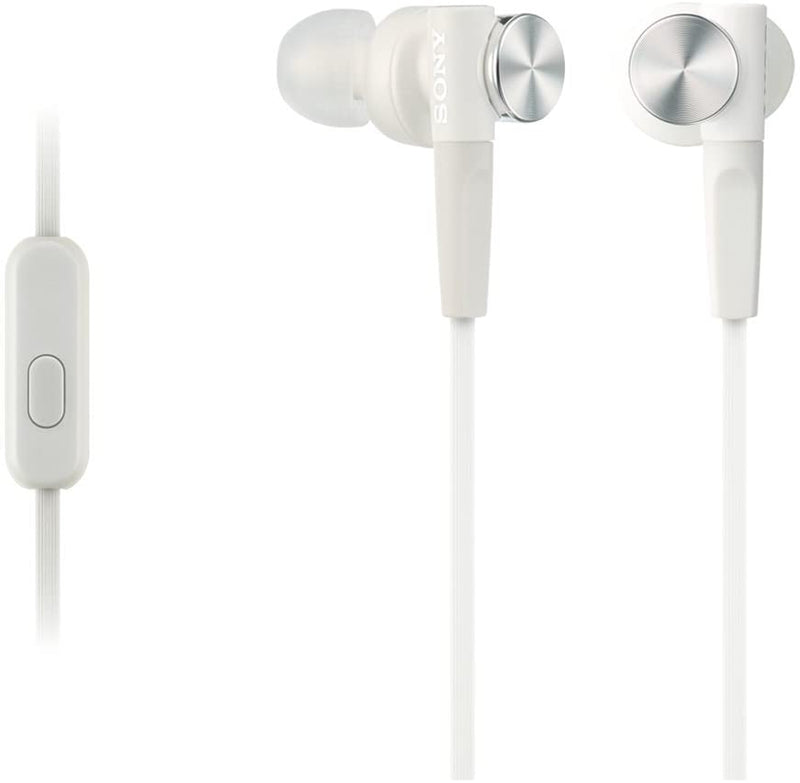 Sony MDR-XB50AP  Extra Bass In-Ear Headphones White