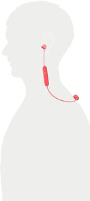 Sony WI-C300 Wireless In-Ear Bluetooth/NFC Headphones - Red