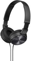 Sony ZX310AP On-Ear Headphones Compatible with Smartphones, Tablets and MP3 Devices - Metallic Black