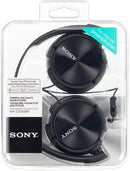 Sony ZX310AP On-Ear Headphones Compatible with Smartphones, Tablets and MP3 Devices - Metallic Black