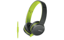 Sony MDR-ZX660AP Lightweight Over-Ear Headphone with Smartphone Control -Green