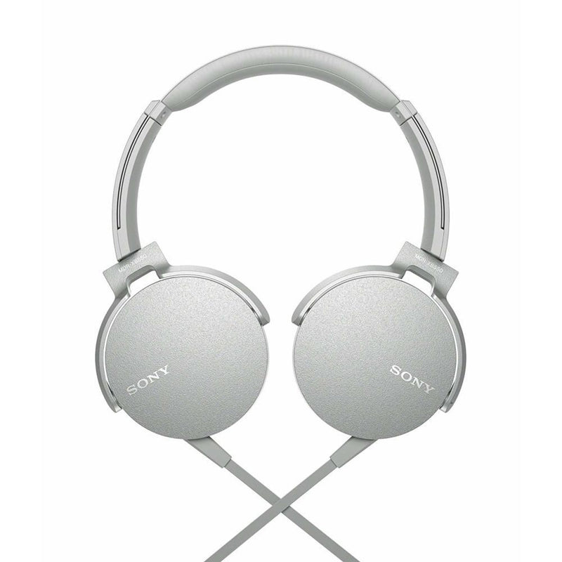 Sony MDR-XB550AP On-Ear Headphones - White